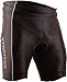 STANTEKS Radhose Kurz Fahrradhose ohne Träger Radlerhose mit Coolmax Sitzpolster SR0041 (XL, Schwarz/Grau)